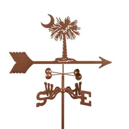 EZ VANE EZ Vane EZ1903-4S Palmetto Weathervane with Four Sided Mount EZ1903-4S